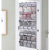 Over The Door Shoe Organizer,24 Large Mesh Pockets,Door Hangering Shoe