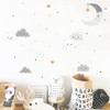 Fujitoya Wall Sticker Newest Cloud Moon Scandinavian Stylish Wallpaper Cute