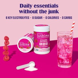 Ultima Replenisher, Raspberry, 90-Serving, 10.2 Ounce