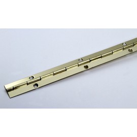 1 Bar Hinge Piano Band Brass Plated Metal 20 x 0.7 x 900 mm