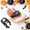 Spooky Halloween Spider Hair Claw Clip with Skull Pattern for
