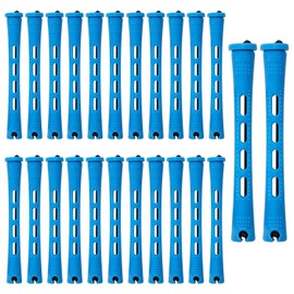 Perm Rods Set Cold Wave Rods Perm Rods for Natural Hair Hair Roller Curler Jumbo Perm Rods for Long Hair Curly Rods Tools for DIY (Blue 50 Pcs)