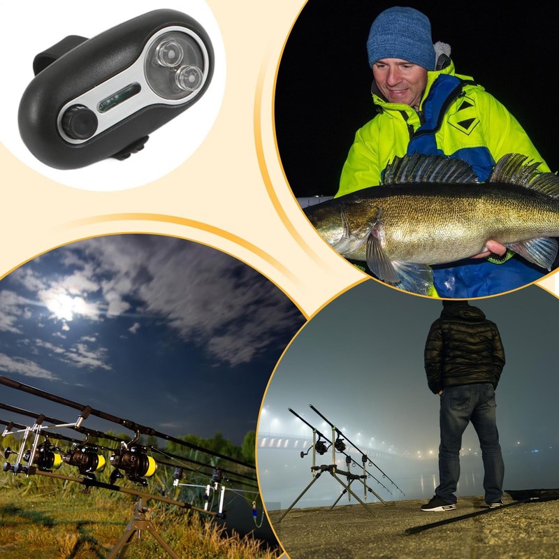 Bite Alarms for Fishing Poles, LED Fishing Rod Bells Alert