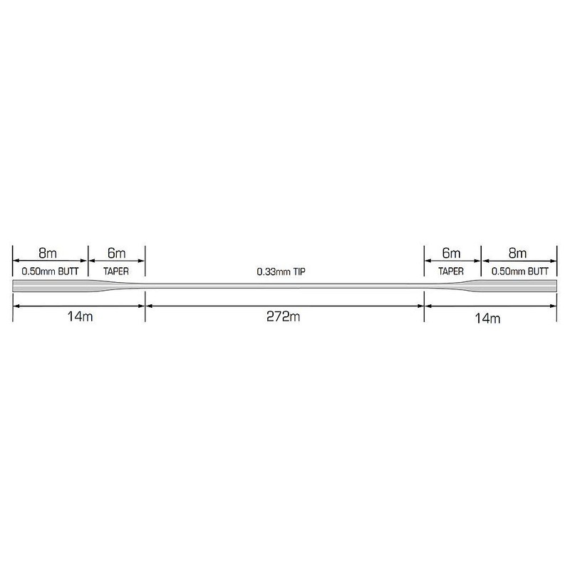 Exocet Double Tapered Trans Khaki : 12lb-35lb