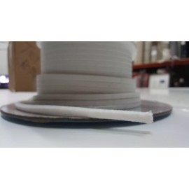 ALL ABOUT RUBBER Teflon PTFE Square Braided Rope Packing  1/8X1/8 (sold by the pound)