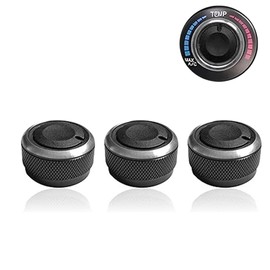 Control Knob Heater A/C or Fan 3Pcs, Heater Air Conditioning Button Compatible with Toyota Tacoma Knob Toyota Tacoma Accessories 2005-2015