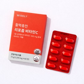 Liposomal High-Content Vitamin C Liposome Fasting Liposome High Absorption Liposomal Antioxidant 60 Tablets (2 Months Supply) / 리포조말 고함량 비타민c 리포좀 공복 리포즘 흡수율 높은 리포솜 항산화 60정(2개월분)