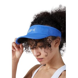 Sportkind Tennis, Padel, Running, Golf Sun Visor, Cornflower Blue