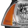 AKKON - For 11-14 Dodge Charger Chrome Clear Headlights Front