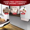 RVPEKUPE 2-Pack Under Cabinet Foot Pull with Adhesive and Screws,