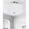 VONLUCE Semi Flush Mount Ceiling Light, 12.2" Ceiling Light Fixture