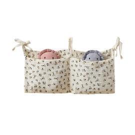 NewLuyer Baby Bedside Hanging Bags Storage Organizer Milk Bottle Toy Crib Baby Nappy-Bag Bed-Bunk Organizing Bag