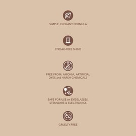 Murchison-Hume Glass Cleaner, Natural Glass Cleaner for Windows, Mirrors, Crystal, or Wine Glass – Streak-free, Ammonia-free, Non-toxic, Non-fuming, No Artificial Color or Fragrance, 17oz