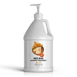 Bed Bug Extermination Laundry Detergent. Improved Odorless Formula. Say Bye Bugs. 128oz