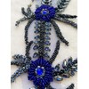 ESOSZNUA Two Colors Handmade Shining Rhinestones lace Applique Patches Sewing