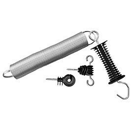 Rutland Essentials Electro Spring Gate, Black, 5m