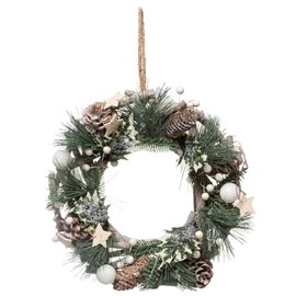 Wooden Wreath Star Branch 30 cm