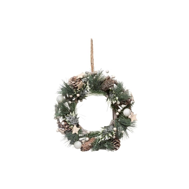 Wooden Wreath Star Branch 30 cm