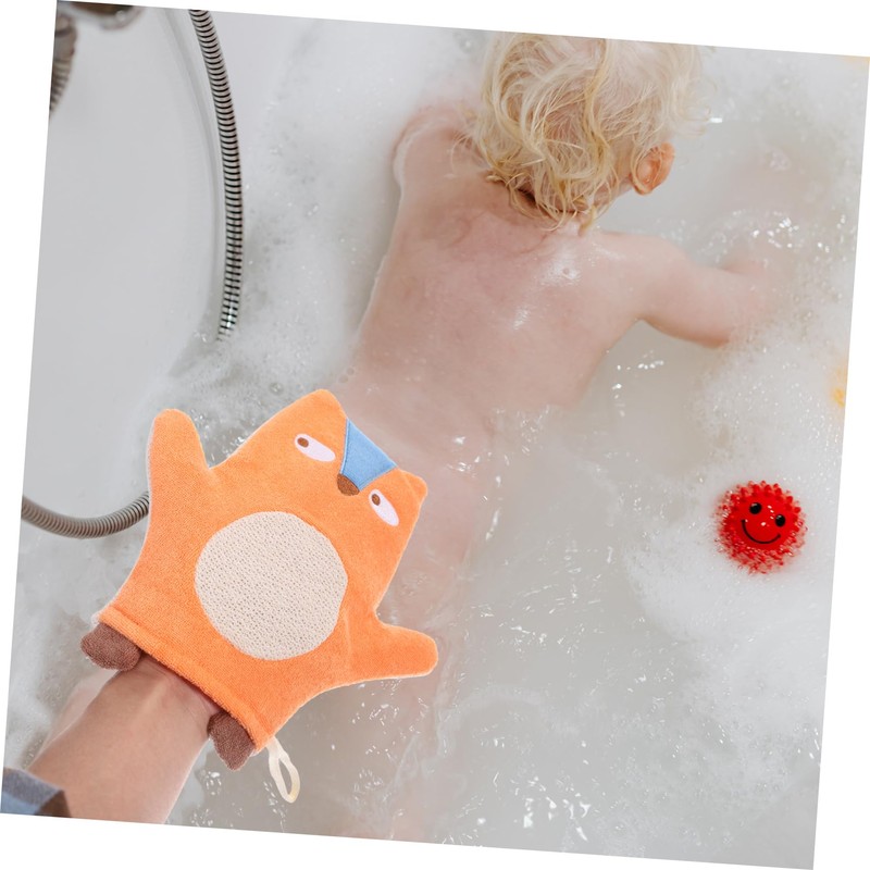 Hohopeti Infant Shower Mitts Set Baby Bath Mitt Soft Scrubbing