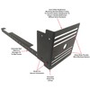 Tech Team #00928 Extra Long Universal Footboard/Headboard Extension Bracket