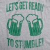Womens Lets Get Ready to Stumble Funny St Saint Patricks