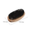 SAFIGLE Wooden Handle Mens Beard Brush Heated Beard Shaping Tool
