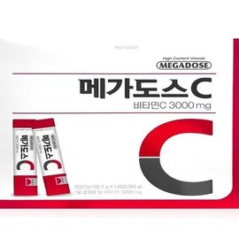 고려은단 메가도스C 비타민C 3000mg 3g x 120포(SH) Korea Eundan Mega Dose C Vitamin C 3000mg 3g x 120 Packs (SH)