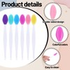 6 Stück Lippenbürste Doppelseite Silikon Peeling Lippenpinsel Lippen Peeling Bürste