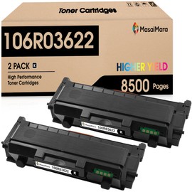 MasaiMara 106R03622 106R03620 Compatible Toner Cartridges Replacement for Xerox Phaser 3330 3330DNI WorkCentre 3335 3345 3335DNI 3345DNI 3345VDNi Printer (Black, 2Pack)