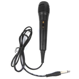 Chliste Singing Machine Unidirectional Dynamic Microphone with 5 Ft. Cord