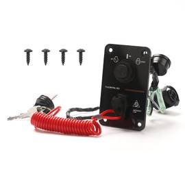 704-82570-08-00 Panel Switch Assy Compatible with Yamaha Outboard 2-Stroke and 4-Stroke Engine,12V, Replace OEM 704-82570-11-00 704-82570-12-00
