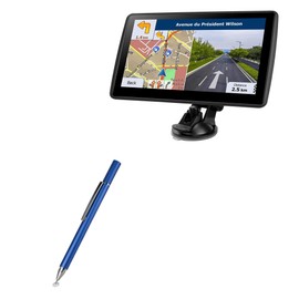 BoxWave Stylus Pen Compatible with GIFEHU GPS Navigator for Car Truck RV- 2024 Map (7 in) - FineTouch Capacitive Stylus, Super Precise Stylus Pen - Lunar Blue