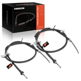 A-Premium Rear Driver and Passenger Side Parking Brake Cable Assembly Compatible with Hyundai Models: Elantra 2001 2002 2003 2004 2005, 2-PC Set