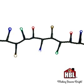 Holiday Bright Lights Indoor/Outdoor 18' 250L Twinkling Rice Light Connectable - Multicolor