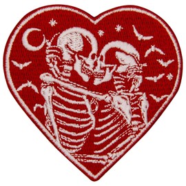 ZEGINs Undying Love Patch Embroidered Applique Badge Iron On Sew On Emblem