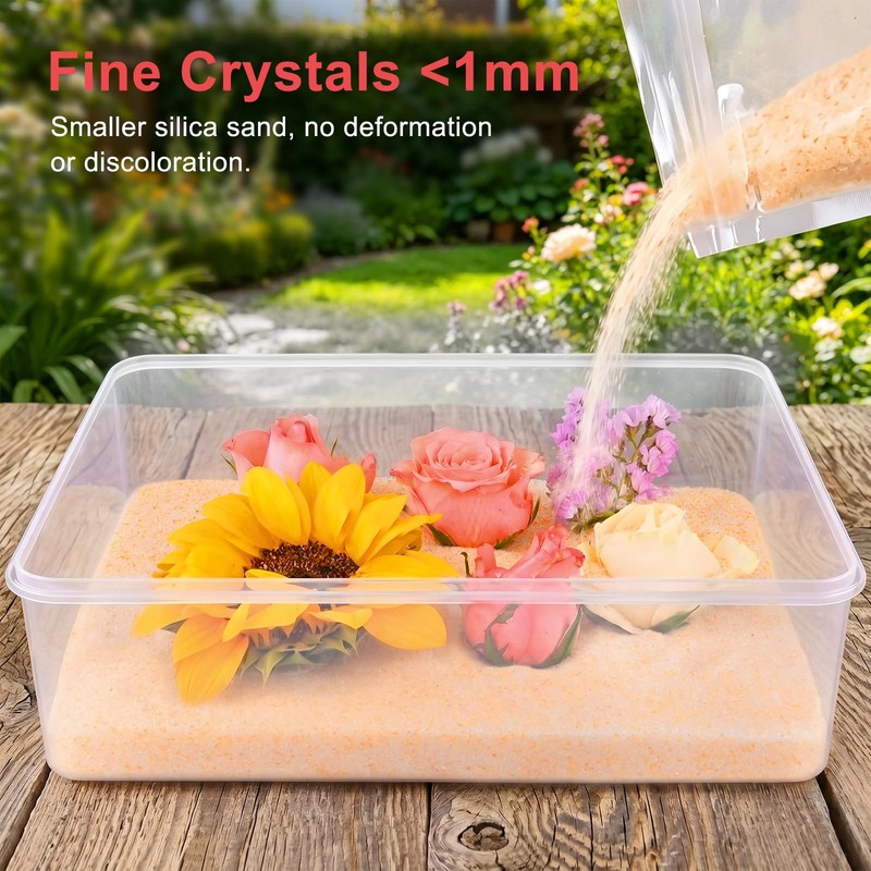 suobo Silica Gel Flower Drying, 6LBS Flower Preservation Kit, Color