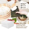 4 Pcs Rice Net, 43.3"×39.4" Sushi Rice Cooking Net, Non-Stick