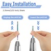 Mesee Nail Drill Bits Set, 10Pcs Tungsten Carbide Nail File
