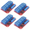 AOICRIE 4pcs 4 Channel DC 5V Relay Module with Optocoupler