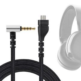 FBBULES 1.2m/2m Replacement Audio Cable Black Replacement Cable Arctis Pro Gaming Headset for Arctis 3 Arctis 5 Arctis 7 Arctis Pro Cable
