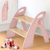 Reeple Wooden Step Stool, Two Step Stools, 300 lb. Load