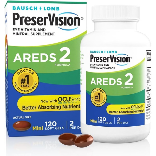 PreserVision AREDS 2 Formula + Multivitamin, Eye Vitamin and Mineral