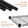 Whitmor 5 Tier Storage Shelves, Heavy Duty Metal Shelving, 400