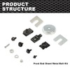 CROSSDESIGN Front End Sheet Metal Bolt Kit Set Compatible with
