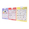 3pcs Sound Educational Posters Preschool Learning Poster Parent Child Interaction