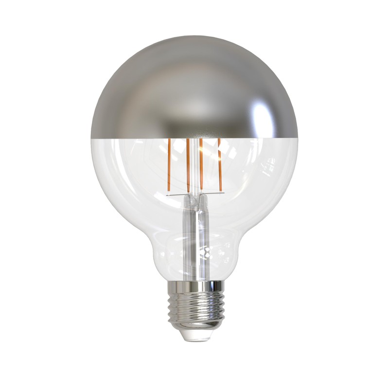 Müller-Licht Retro LED Globeform Filament E27 Mirrored, 8.5 W Replaces