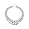 ChungLong0593 Punk Layered Chunky Beaded Choker Women's Hip Hop Statement