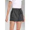 Wielsscca Womens Drawstring Shorts Trendy Summer Elastic Waist Cute Casual