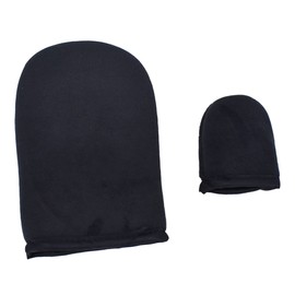 VICASKY Tanning Mitts Skincare Sunscreen Glove Set Oil Spa Applicator Face Glove Black