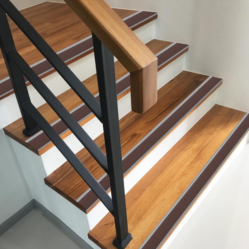 sourcing map Stair Edge Vinyl Stair Nosing Protector Non-Slip Stair